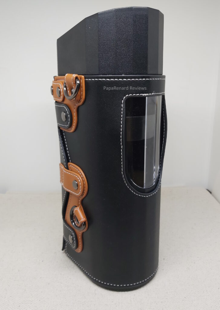 Lulu in leather front view