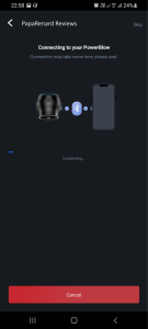 Connecting PowerBlow from FeelConnect