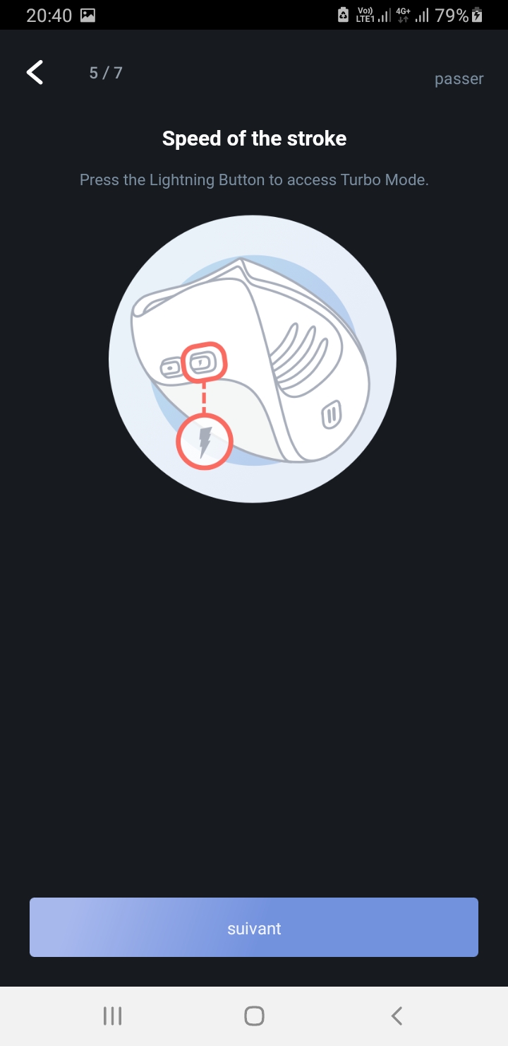 FeelConnect 3 - How to use Boost button