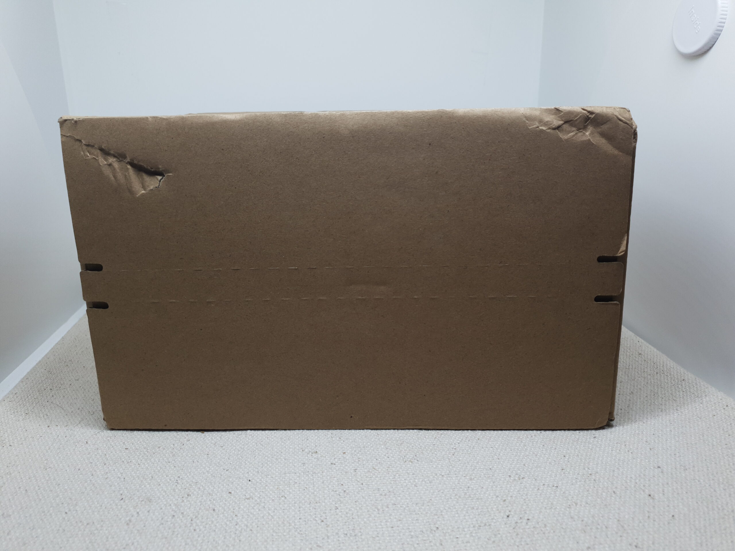 Giveaway order box without protecting film